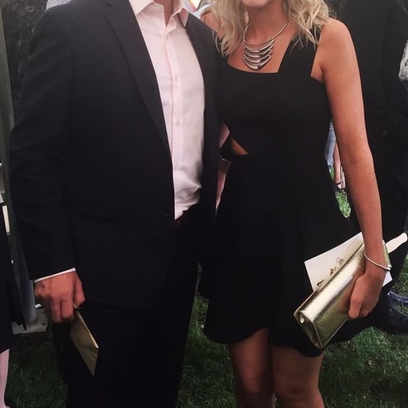 BCBG Black Cutout Dress - Picture 6 of 6